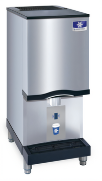 Manitowoc Countertop Nugget Ice Maker and Water Dispenser, 16-1/4 Inch Wide, Air-Cooled, 315 lb/24 Hr, 10 lb Bin