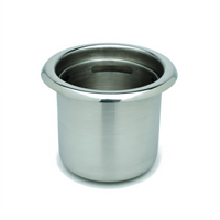 T&S Brass Deck Mount Stainless Steel Dipper Well Bowl & Drain Assembly with Brass Tailpiece