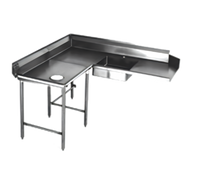 Eagle Spec-Master 84-Inch Corner Soiled Dishtable with 20 x 20 x 5 Pre-Rinse Sink, Left-to-Right Operation