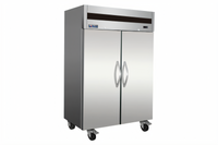 IKON Refrigeration IT56F Two-Section Reach-In Freezer, 49 Cu. Ft., Top-Mount, Solid Stainless Steel Doors