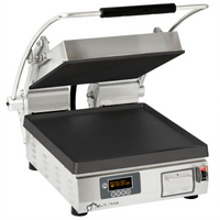 Pro-Max 2.0 14.5-Inch Smooth Cast Iron Countertop Sandwich Grill with Electronic Controls and Timer