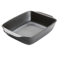American Metalcraft Rectangular Porcelain Casserole Dish, 104 oz., Matte Black