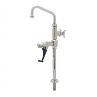 T&S Brass Deck-Mount Combination Glass & Pitcher Filler Faucet with 6-Inch Swing Nozzle