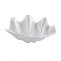 Winco 5 Qt. Pearl ABS Plastic Shell Serving Bowl