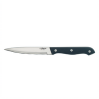 Winco 9-3/8-Inch Pointed-Tip Steak Knife with 5-Inch Stainless Steel Blade and Solid POM Handle