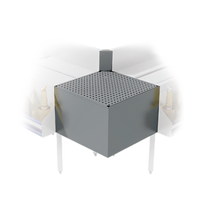 Advance Tabco Prestige 90° Outside Corner Underbar Corner Filler with Removable Perforated Drainboard Top