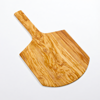 American Metalcraft Olive Wood Rectangular Serving Peel with Short Handle, 22-Inch Overall Length