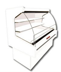 Howard-McCray 40E Series Dairy Curved End Open Merchandiser, 75-Inch Wide, Self-Contained Refrigeration