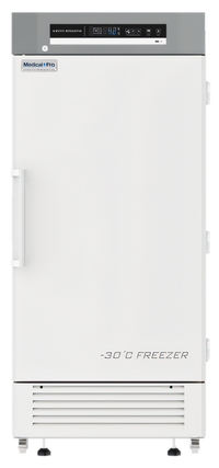 Migali Medical-Grade Reach-In Freezer, 24 Cu. Ft., Solid Door, Bottom-Mount, Manual Defrost, 115V