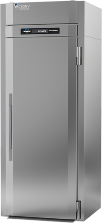 Victory UltraSpec Roll-In Extra Tall Reach-In Freezer, 1-Section, 38.06 Cu. Ft., Stainless Steel, Self-Contained