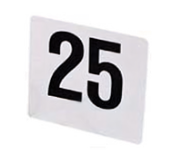 Admiral Craft Equipment Corp. 4/1-25 Table Tents & Number Cards Case of 200