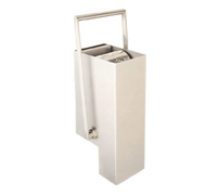 Wall-Mount Manual Can Crusher for No. 10 Cans, Stainless Steel