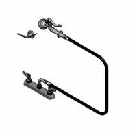 T&S Brass Workboard Mixing Faucet with 68-Inch Hose and 1.15 GPM Angled Spray Valve