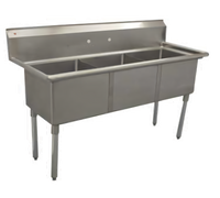 Serv-Ware D3CWP1818-V Serv-Ware Compartment Sinks