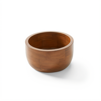 American Metalcraft Loft Collection Round Acacia Wood Bowl, 52 oz., 7.5-Inch Diameter
