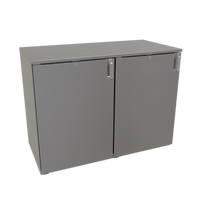 Glastender DS48 Back Bar Dry Storage Cabinet, 48-Inch Wide, Two-Section, Non-Refrigerated