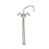 Fisher Single-Hole Deck Mount Dual-Control Faucet with 12-Inch Swing Spout