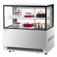 Turbo Air TBP48-46NN-S Full Service Refrigerated Bakery Display Case, 47-1/4 Inch W, 12.4 Cu. Ft., Self-Contained