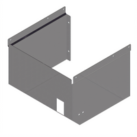 Stainless Steel Deck-Mount Apron for PBHS 14 in. x 10 in. Wall Mount Hand Sink