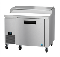 Hoshizaki Steelheart One-Section Refrigerated Pizza Prep Table, Reach-In, 46-Inch Wide, 6 x 1/3 Pan Capacity