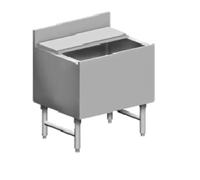 Eagle Group 2200 Series Underbar Ice Bin/Cocktail Unit with 7-Circuit Cold Plate, 28 Inch Wide, 75 lb. Capacity