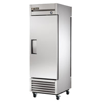 True Pass-Thru One-Section Solid Swing Door Reach-In Refrigerator, 27-Inch Wide, Bottom-Mount, Stainless Steel