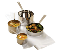 American Metalcraft Mini Stainless Steel Sauce Pot with Handle, 27 oz.
