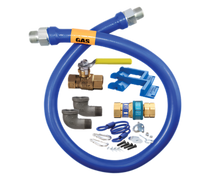 Dormont Blue Hose 3/4-Inch ID x 36-Inch Moveable Gas Connector Kit with Safety-Set