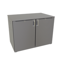 Glastender CP1RL40 Pass-Thru Low Profile Back Bar Cooler for Remote Refrigeration, 40-Inch Wide, Two-Section