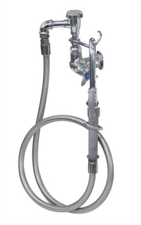 Advance Tabco Heavy Duty Lead-Free Pot Filler Faucet with 3-1/2 Inch Hook Nozzle and 68 Inch Hose