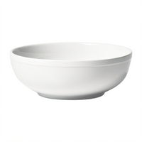 Winco Birkhall 60 oz White Porcelain Round Salad/Pasta Bowl
