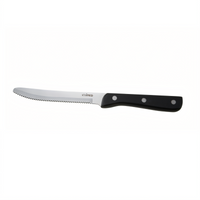Winco Jumbo Steak Knife with 5-Inch Stainless Steel Blade and Solid POM Handle