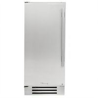 15-Inch One-Section Undercounter Reach-In Refrigerator with Solid Stainless Steel Door
