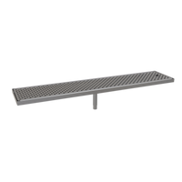 Glastender Stainless Steel Surface Mount Drain Pan, 38 Inch W x 8 Inch D x 1 Inch H