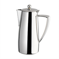 Winco Cadenza Monte Carlo 64 oz Coffee Server with Hinged Lid