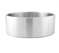 American Metalcraft 14-Inch Straight-Sided Double-Wall Stainless Steel Serving Bowl, Satin Finish, 338 oz.
