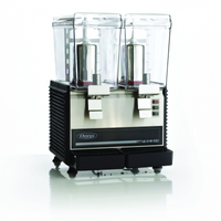 Omega OSD20 Compact Commercial Drink Dispenser with 2 x 3-Gallon Bowls, 120V