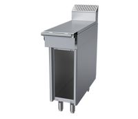 Garland Cuisine 12-Inch Heavy-Duty Stainless Steel Spreader Cabinet with Open Base and 7-Inch Backguard