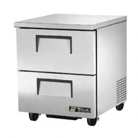 True 27-Inch Two-Drawer Undercounter Refrigerator, 33°F to 38°F