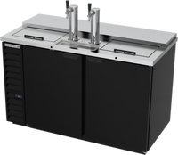 Beverage-Air Club Top Direct Draw Beer Dispenser, 58-Inch, Dual Faucet Towers, 2 Half-Keg Capacity