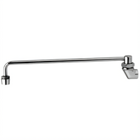 T&S Brass Chinese Range Pot Filler Faucet, Back-Mounted, Cold Water Only, 13-3/4-Inch Swing Nozzle