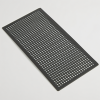 American Metalcraft Rectangular Hard Coat Anodized Aluminum Mega Flatbread Screen, 16 x 8 Inch