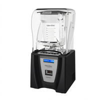 Blendtec Connoisseur 825 Commercial Blender Package with 90 oz WildSide+ Jar and Sound Enclosure