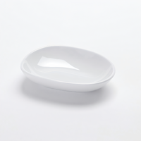 American Metalcraft 2 oz Angled Mini Melamine Bowl, White