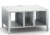RATIONAL MarineLine Stainless Steel Equipment Stand for Size 2-S with 10 Pairs of 1/1 GN Support Rails