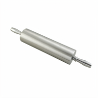 Winco Aluminum Rolling Pin, 3-1/2-Inch Diameter x 13-Inch Long