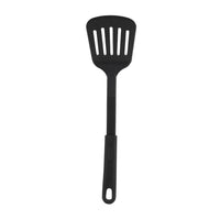 Winco NC-WS Slotted Wide Blade Nylon Spatula Turner, 12-4/5-Inch, Black
