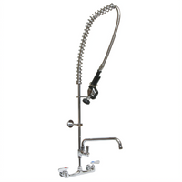 WorkForce Pre-Rinse Assembly with Add-On Faucet, Splash-Mounted, 8
