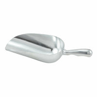 Winco AS-24 24 oz Aluminum Round-Bottom Utility Scoop with Stabilizing Feet