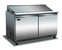 Serv-Ware SP60-24M-HC-T Serv-Ware Refrigerated Prep Tables